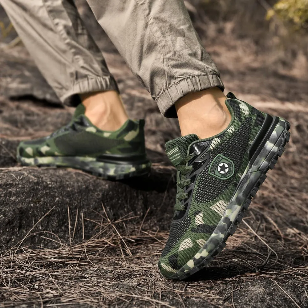 Outdoor Sports Cross-Country Running Hiking Shoes Leisure Breathable Non-Slip wear-Resistant Training Camouflage Shoes