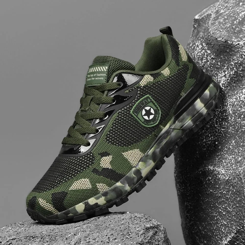 Outdoor Sports Cross-Country Running Hiking Shoes Leisure Breathable Non-Slip wear-Resistant Training Camouflage Shoes