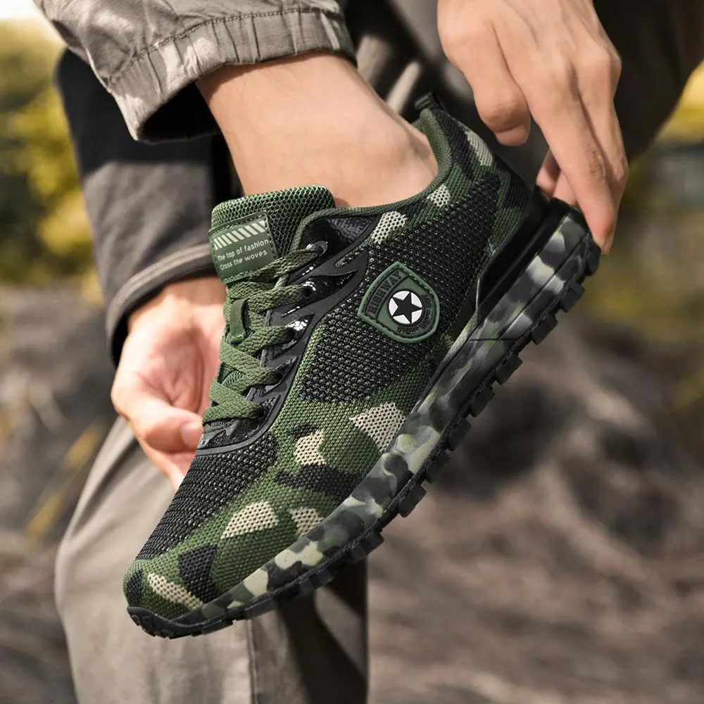 Outdoor Sports Cross-Country Running Hiking Shoes Leisure Breathable Non-Slip wear-Resistant Training Camouflage Shoes