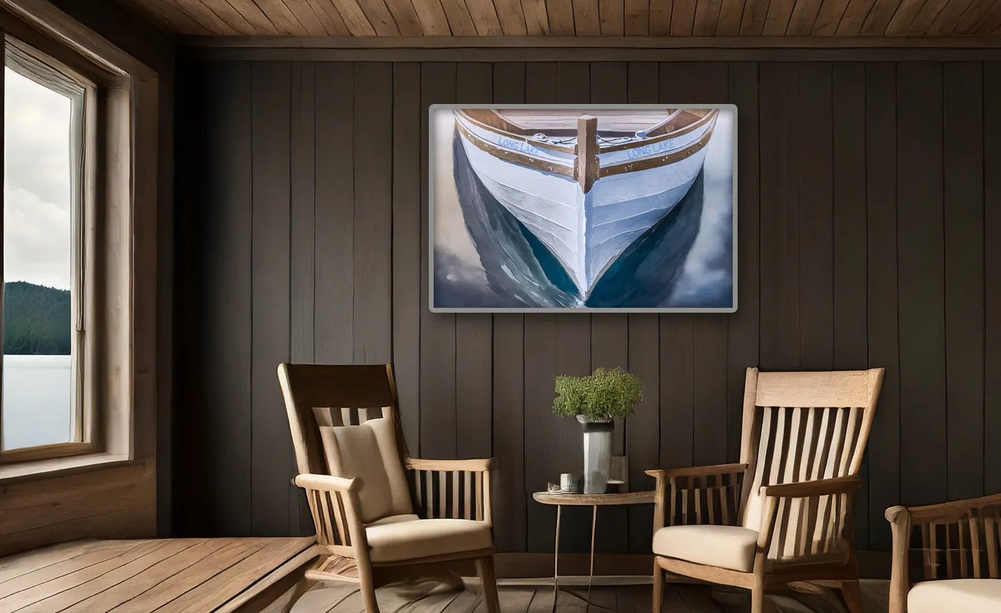 Painted Lake Boat - Personalized