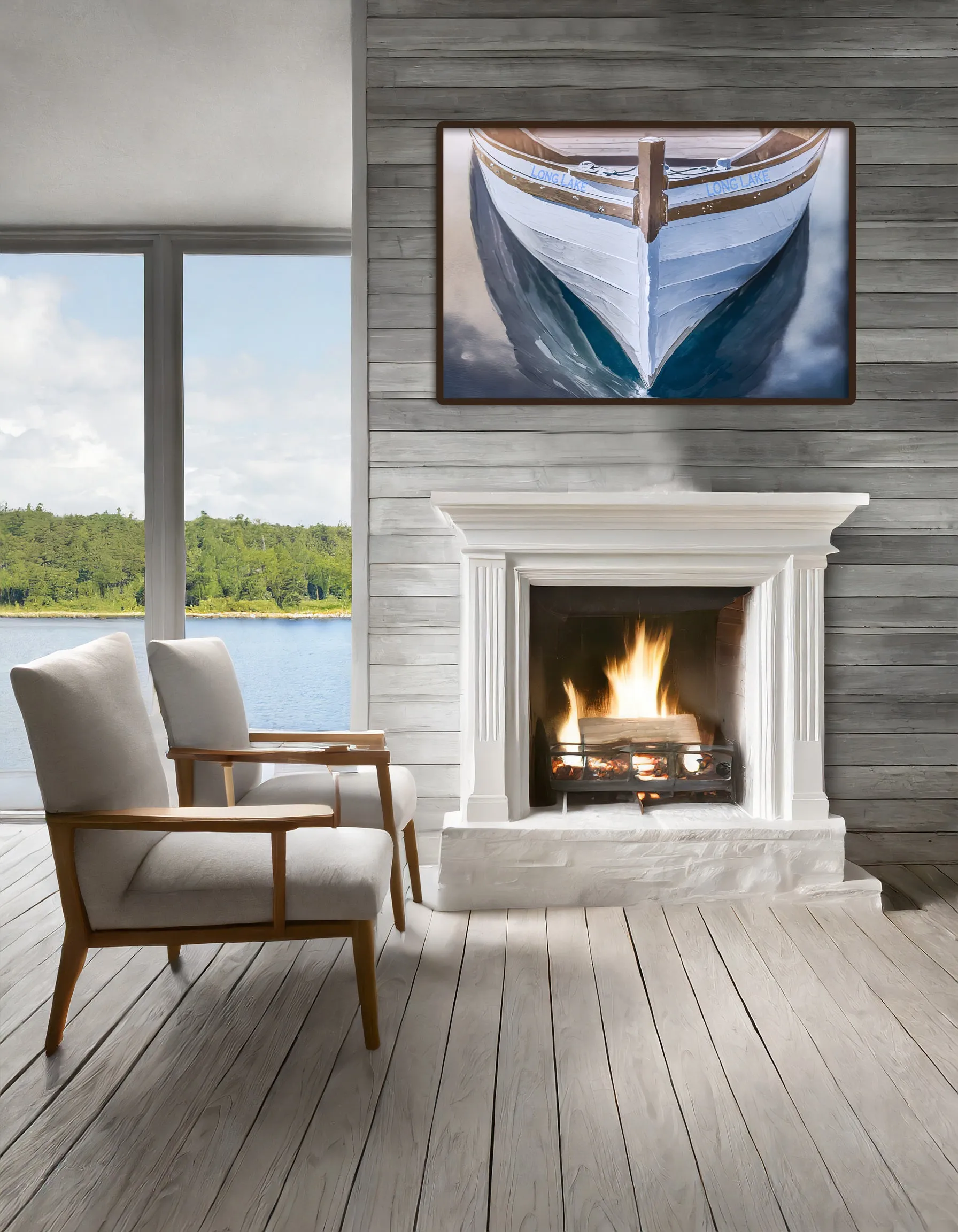 Painted Lake Boat - Personalized