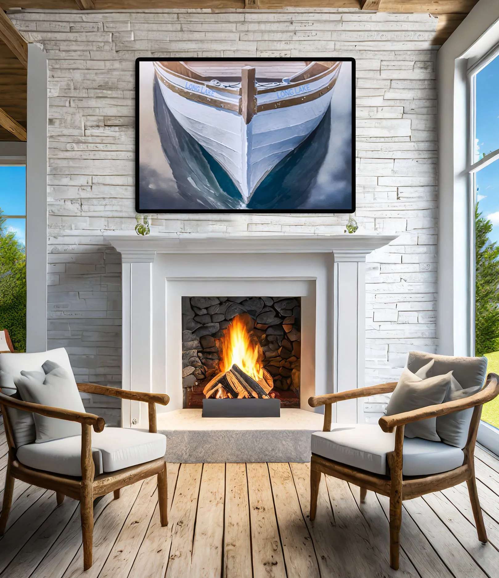 Painted Lake Boat - Personalized