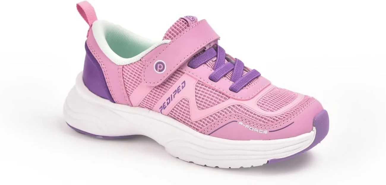 pediped Flex Judy First Walker Shoe, Purple, 2 US Unisex Little Kid