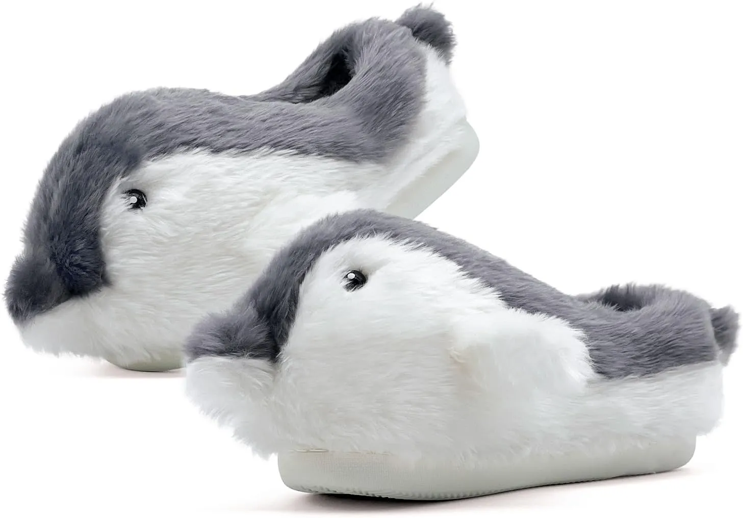 Penguins Animal Slippers for Women and Men, Cute Penguinslippers Fuzzy Fluffy Comfy Plush Winter Woman Preppy Funny Furry Pillow Cloud Home Bedroom House Slipper Shoes for Indoor Outdoor