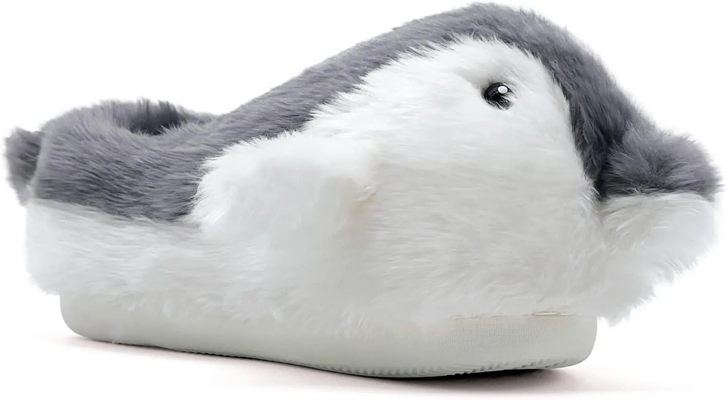 Penguins Animal Slippers for Women and Men, Cute Penguinslippers Fuzzy Fluffy Comfy Plush Winter Woman Preppy Funny Furry Pillow Cloud Home Bedroom House Slipper Shoes for Indoor Outdoor