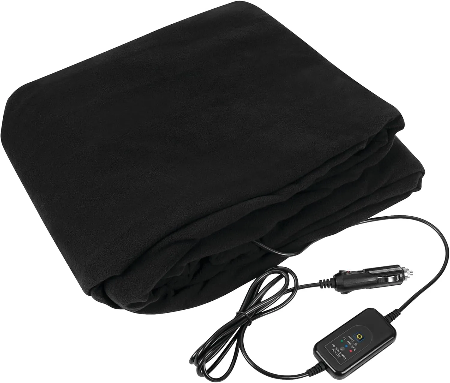 Performance Tool W6049 12v Heated Travel Blanket - Stay Warm on Road Trips, Camping, and Outdoor Activities with Soft and Cozy Fleece Material