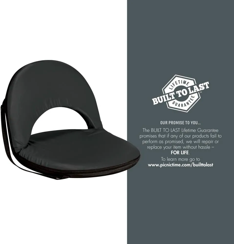 PICNIC TIME Black Green Bay Packers Oniva Stadium Seat