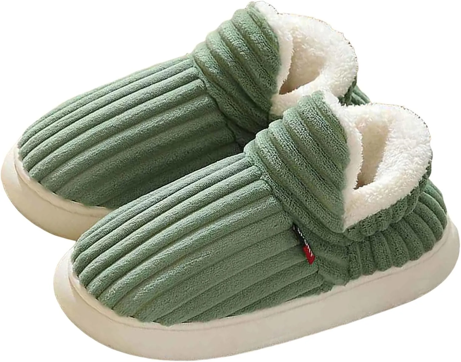 Pluffi Slipper Booties Women Pluffi Cozy Stylish Slipper Winter Fuzzy Warm Thick-Soled Plush House Slides Men Women