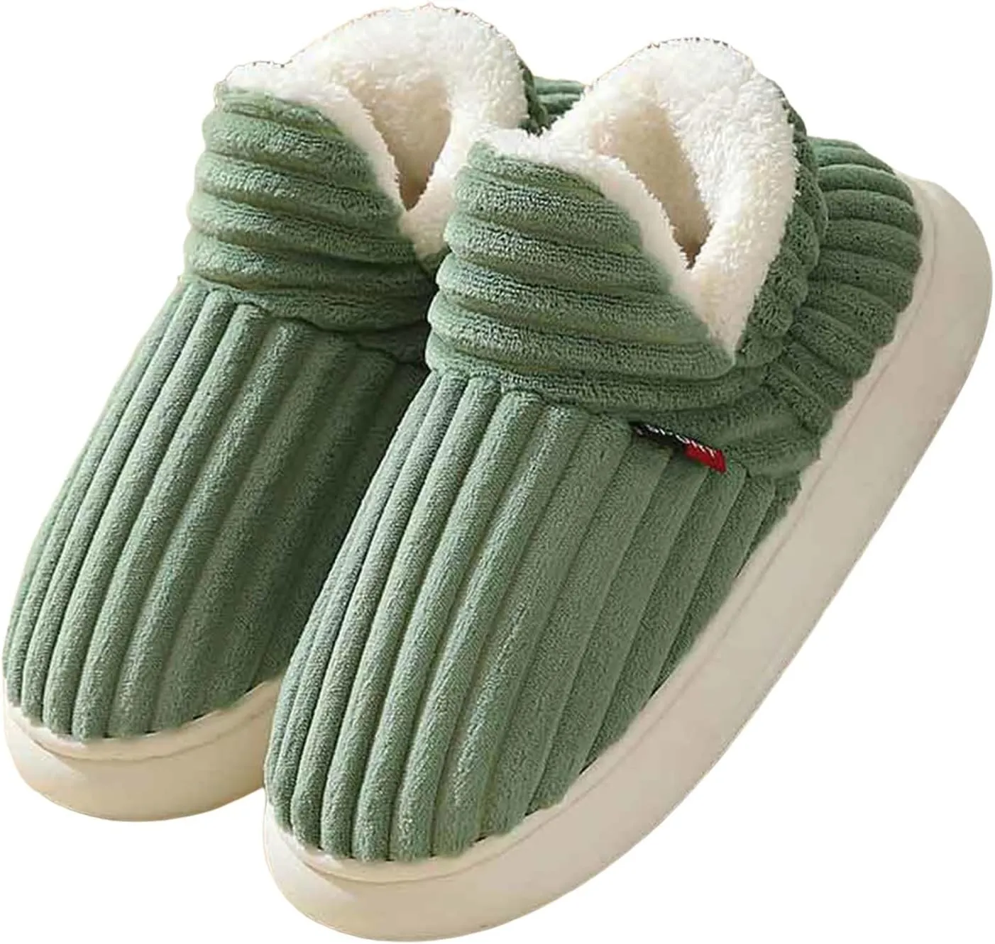 Pluffi Slipper Booties Women Pluffi Cozy Stylish Slipper Winter Fuzzy Warm Thick-Soled Plush House Slides Men Women