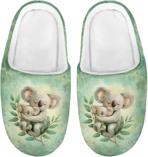Plush Slippers for Kids Anti-slip Plush Slippers Warm House Slippers Cozy Bedroom Slippers House Shoes