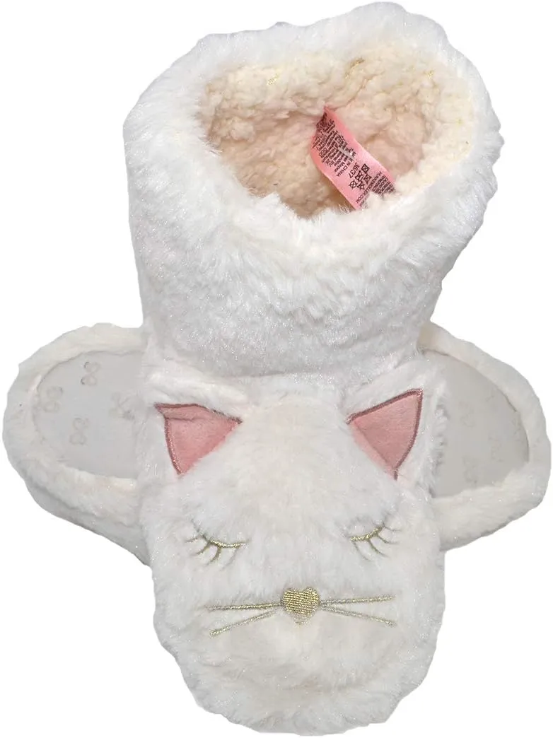 Plush Unicorn Slipper Cat Boots | Cozy Plush Bunny Shoes Woman Rabbit Slippers | Cute Fluffy Kitten Girls Slippers