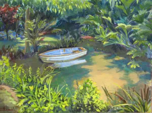 Pond In A Garden