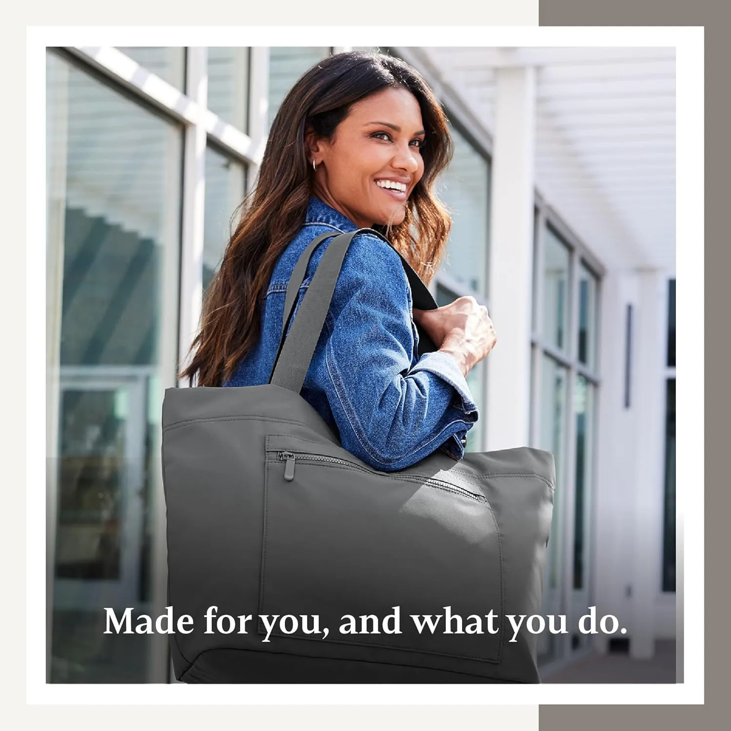 Port Authority Medium Cotton Canvas Tote