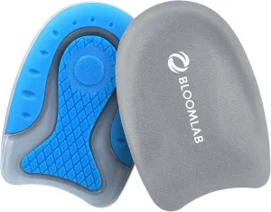 Premium Gel Heel Pads for Shoes, 2 Pack, FSA HSA Eligible, for Plantar Fasciitis, Bone Spurs, Pain Relief Protectors of Sore or Bruised Feet, Foot Relief Support Comfort Cushion Insoles for Women/Men