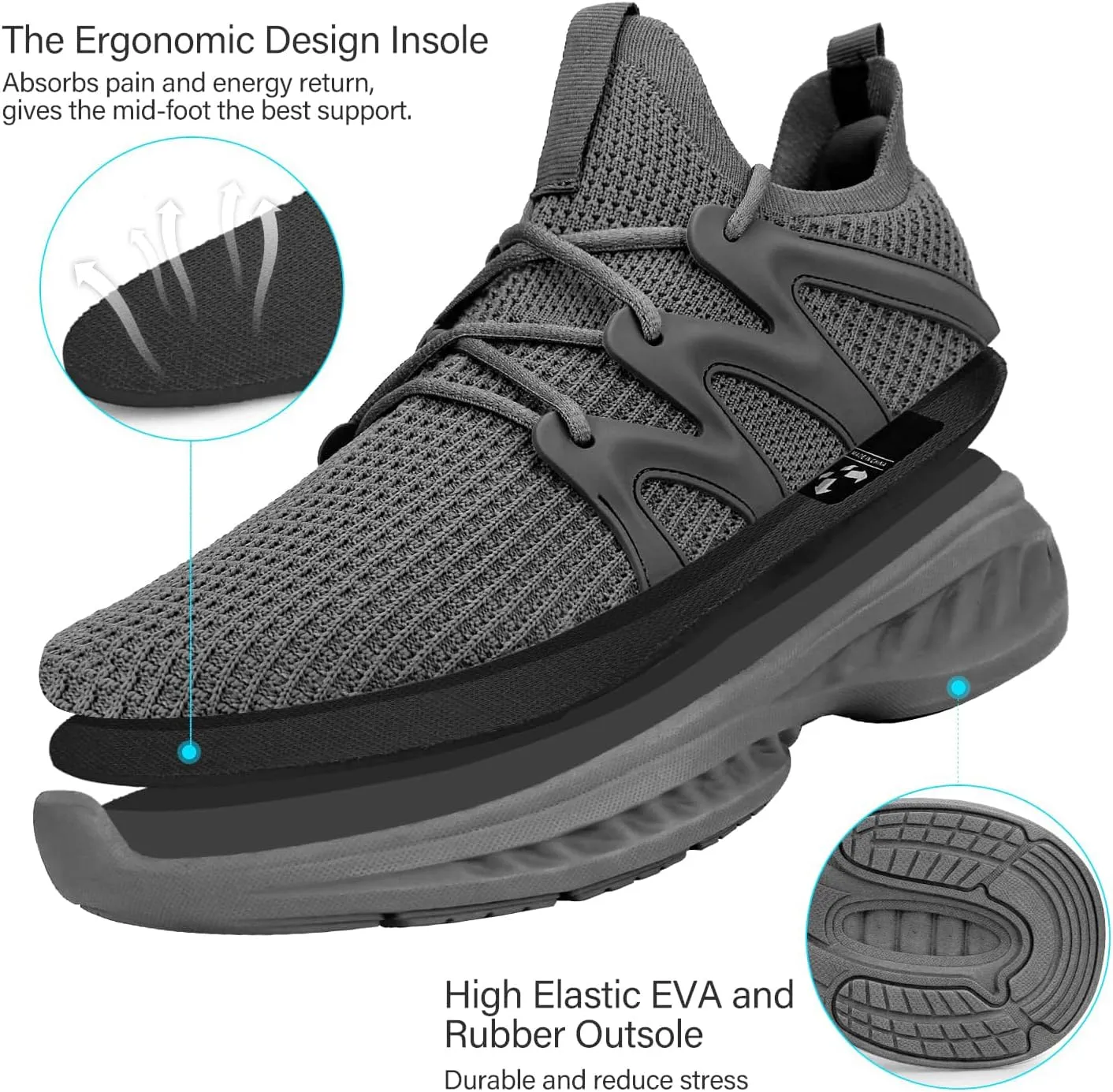 Pujcs Women Shoes Lightweight Tennis Shoes Non Slip Gym Workout Shoes Breathable Mesh Walking Womens Sneakers