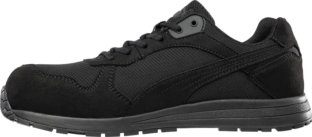 PUMA Men's Frontside Black Grey Sd Industrial Shoe