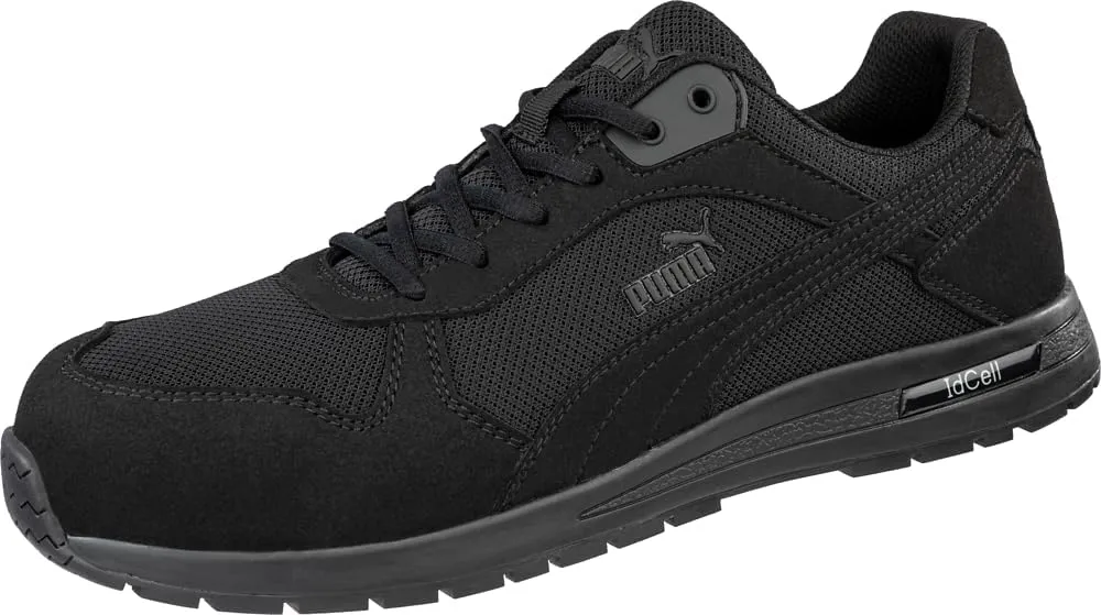 PUMA Men's Frontside Black Grey Sd Industrial Shoe