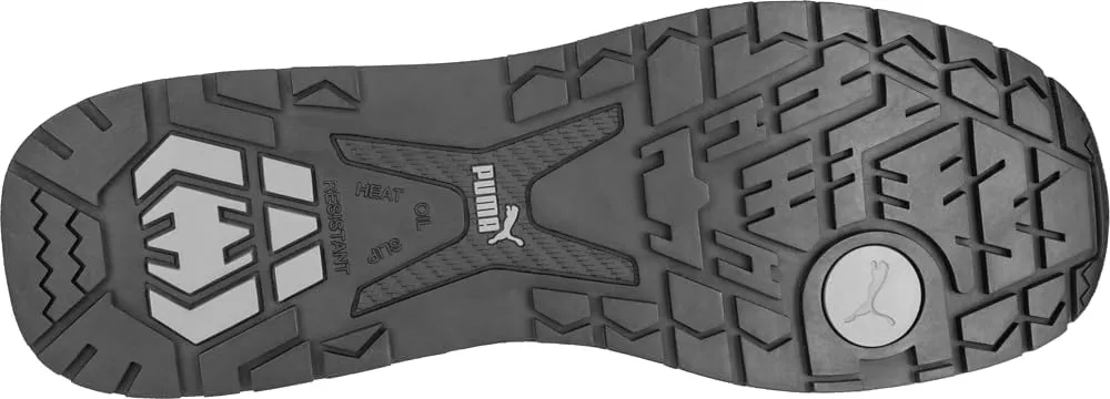 PUMA Men's Frontside Black Grey Sd Industrial Shoe