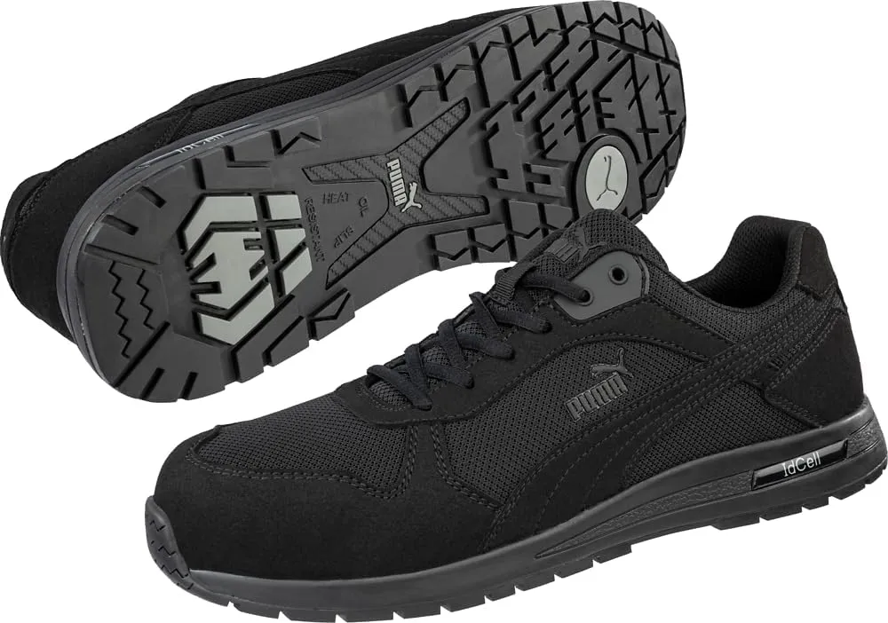 PUMA Men's Frontside Black Grey Sd Industrial Shoe