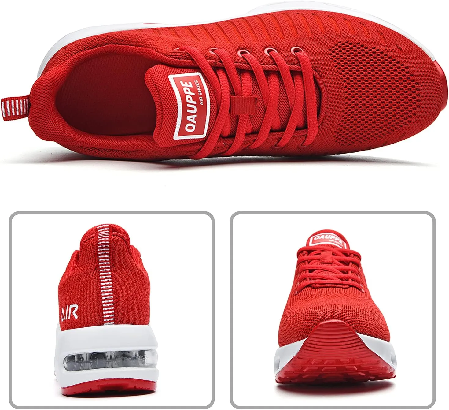 QAUPPE Womens Fashion Lightweight Air Sports Walking Sneakers Breathable Gym Jogging Running Tennis Shoes US 5.5-11 B(M)…