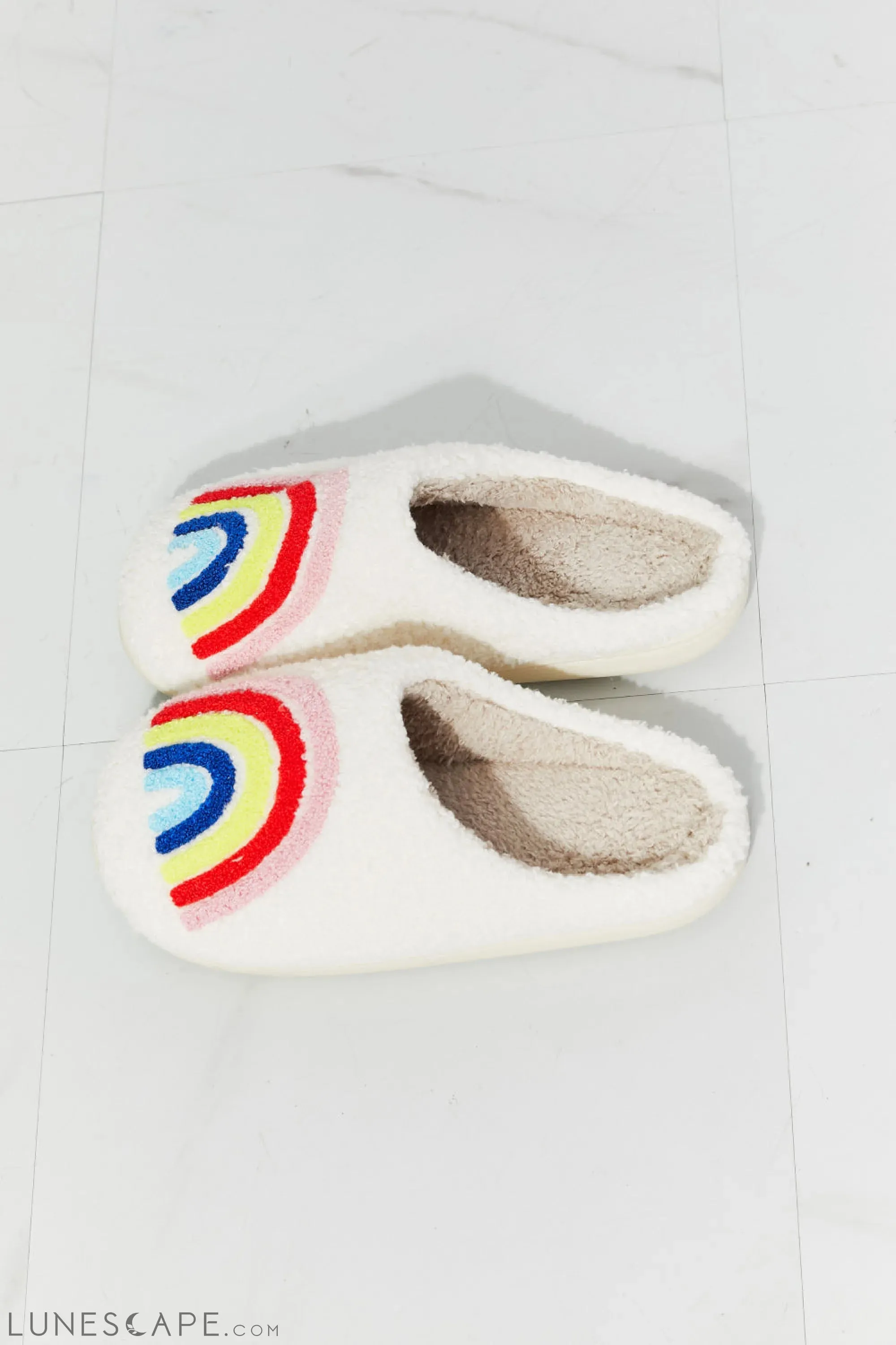 Rainbow Plush Slipper