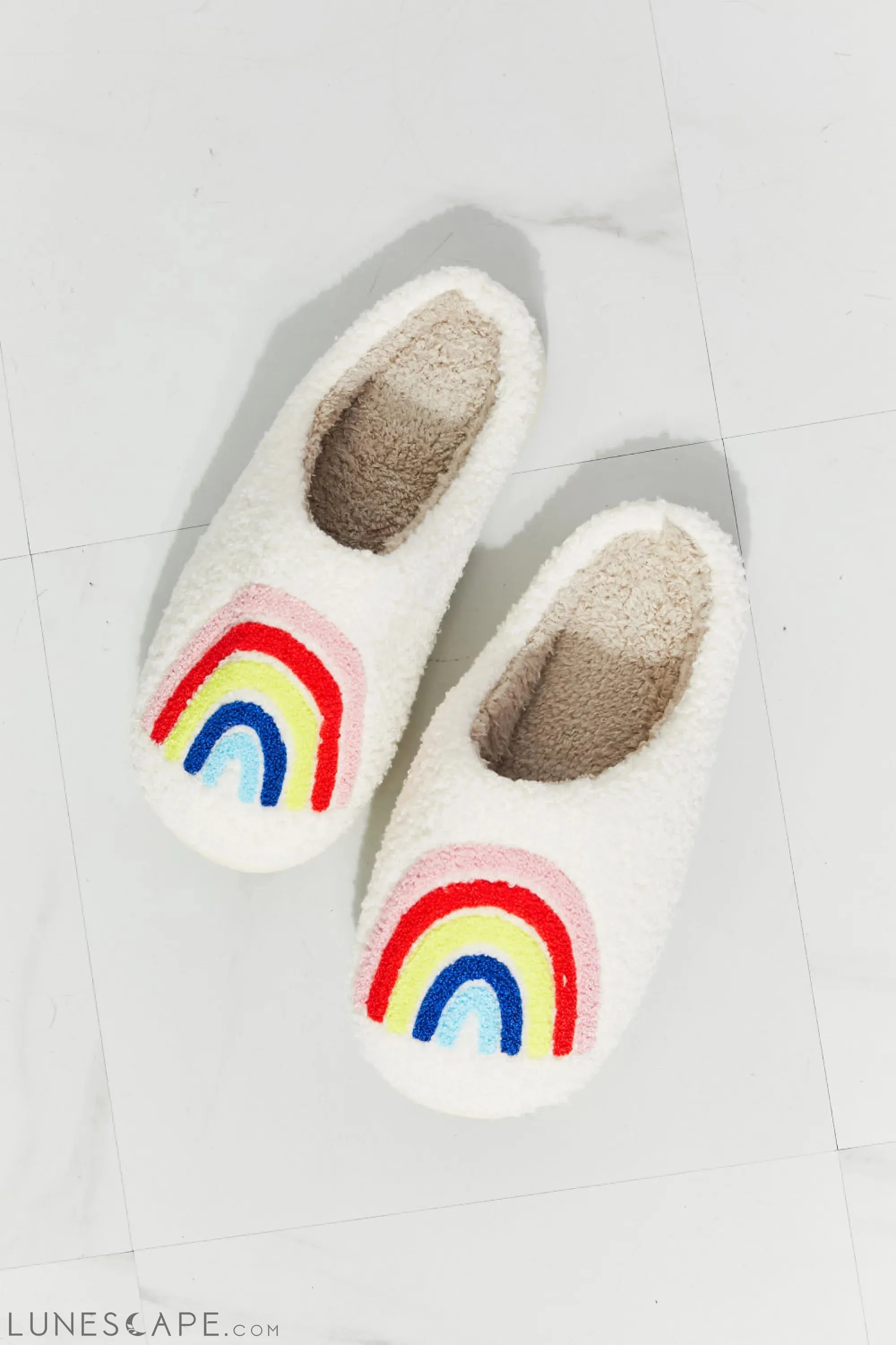 Rainbow Plush Slipper