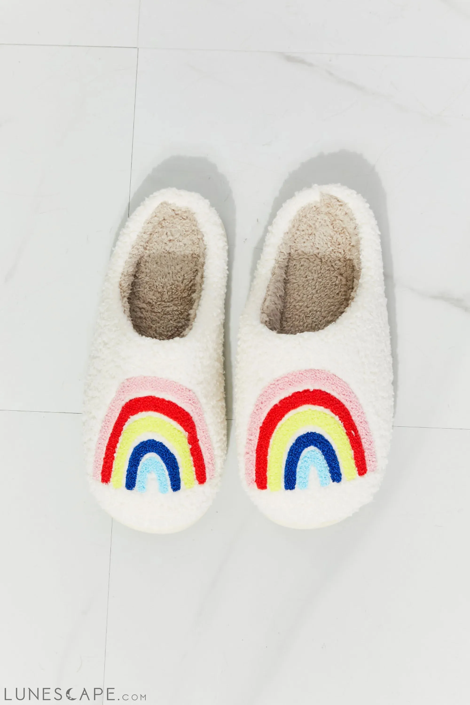 Rainbow Plush Slipper