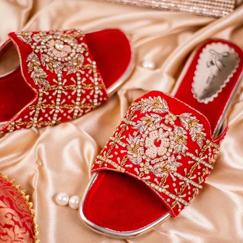 Red Fancy Slipper