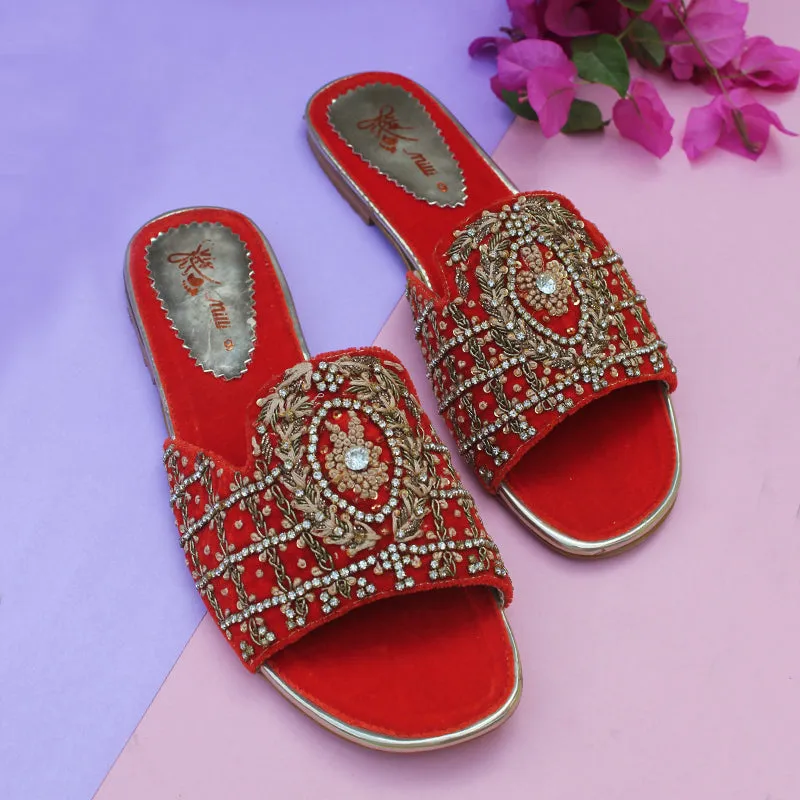 Red Fancy Slipper