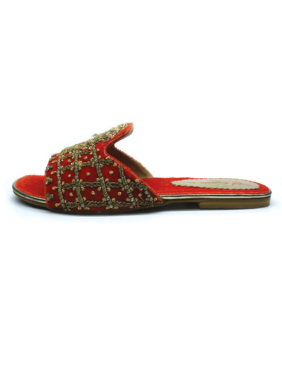Red Fancy Slipper