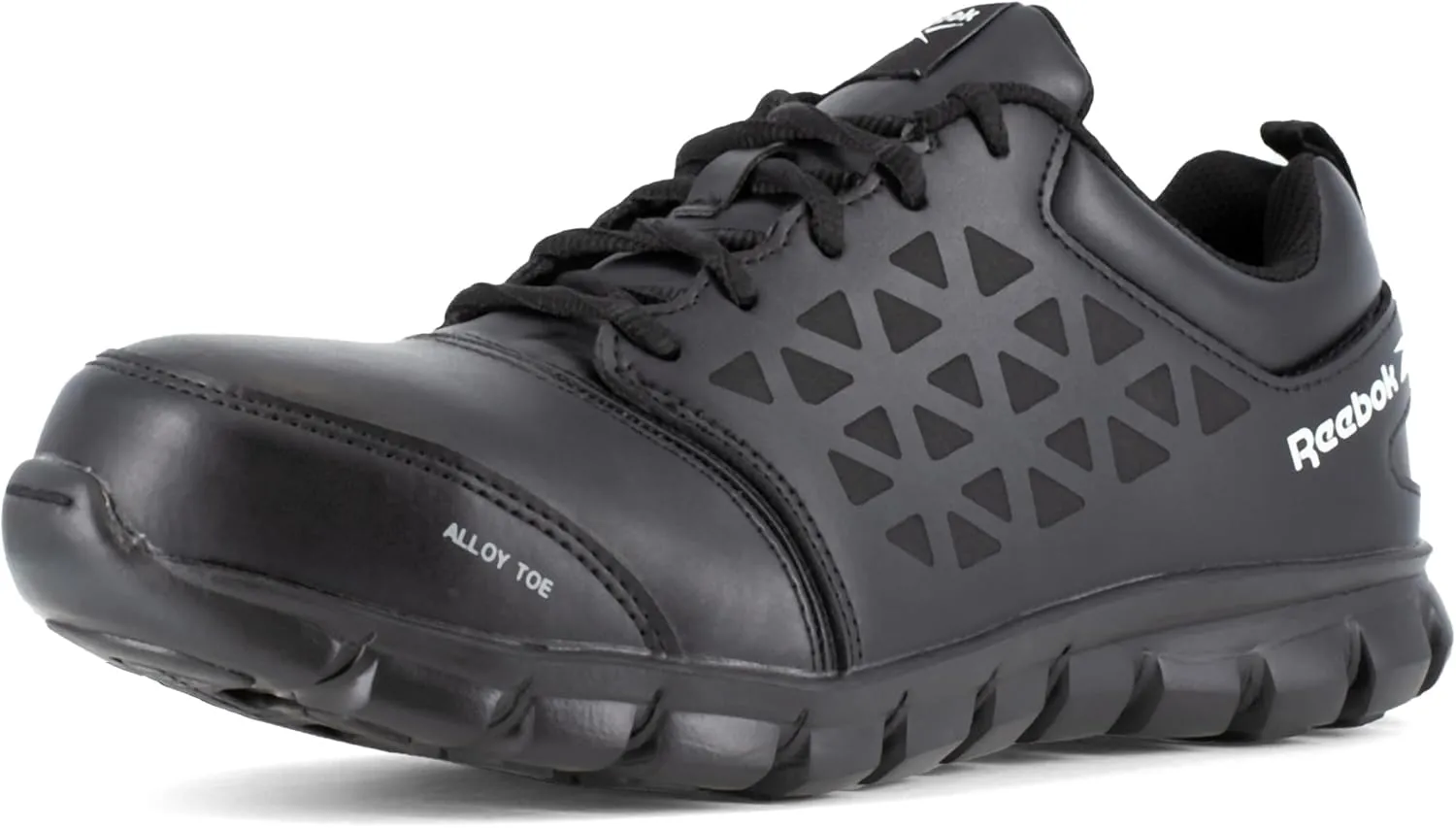 Reebok Men's Rb4047 Sublite Cushion Work Safety Athletic Alloy Toe Shoe Black