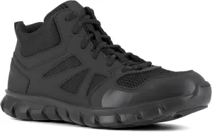 Reebok Men's Rb8405 Sublite Cushion Tactical Mid Cut Soft Toe Shoe Black Military