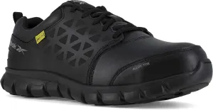 Reebok Women's Rb460 Sublite Cushion Athletic Work Alloy Toe Shoe Black Safety