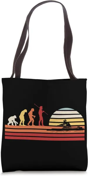 Retro Rowing Crew Boat - Vintage Row Team Rowing Tote Bag