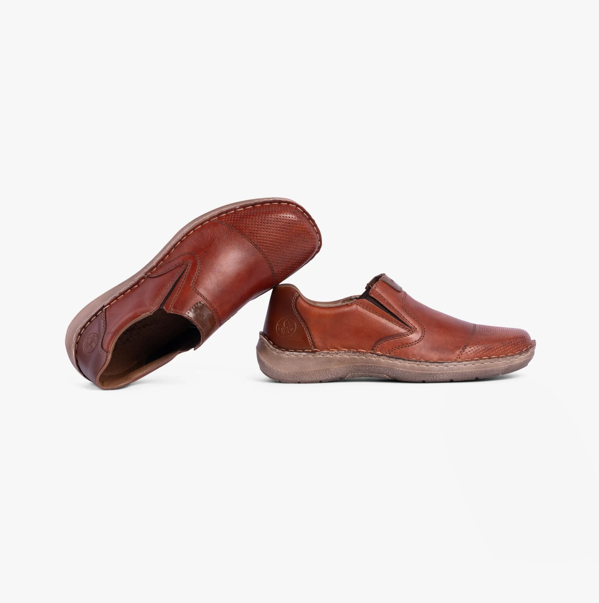 Rieker 03056-24 Mens Shoes Brown