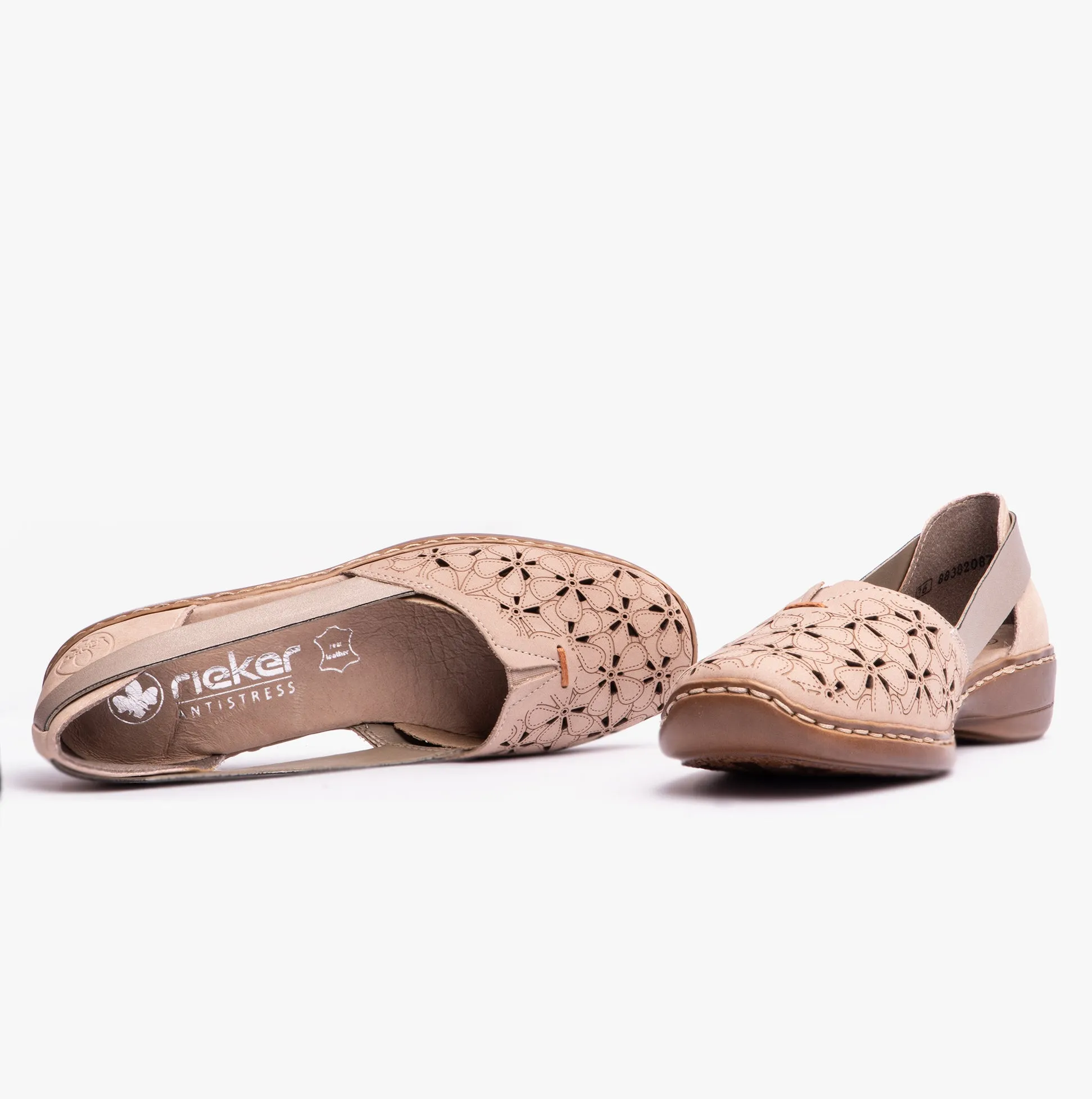 Rieker 41356-60 Womens Shoes Beige