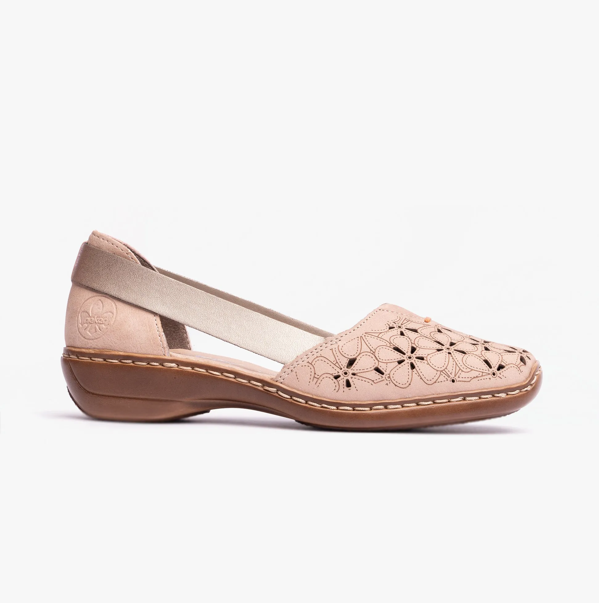 Rieker 41356-60 Womens Shoes Beige