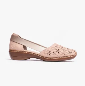Rieker 41356-60 Womens Shoes Beige