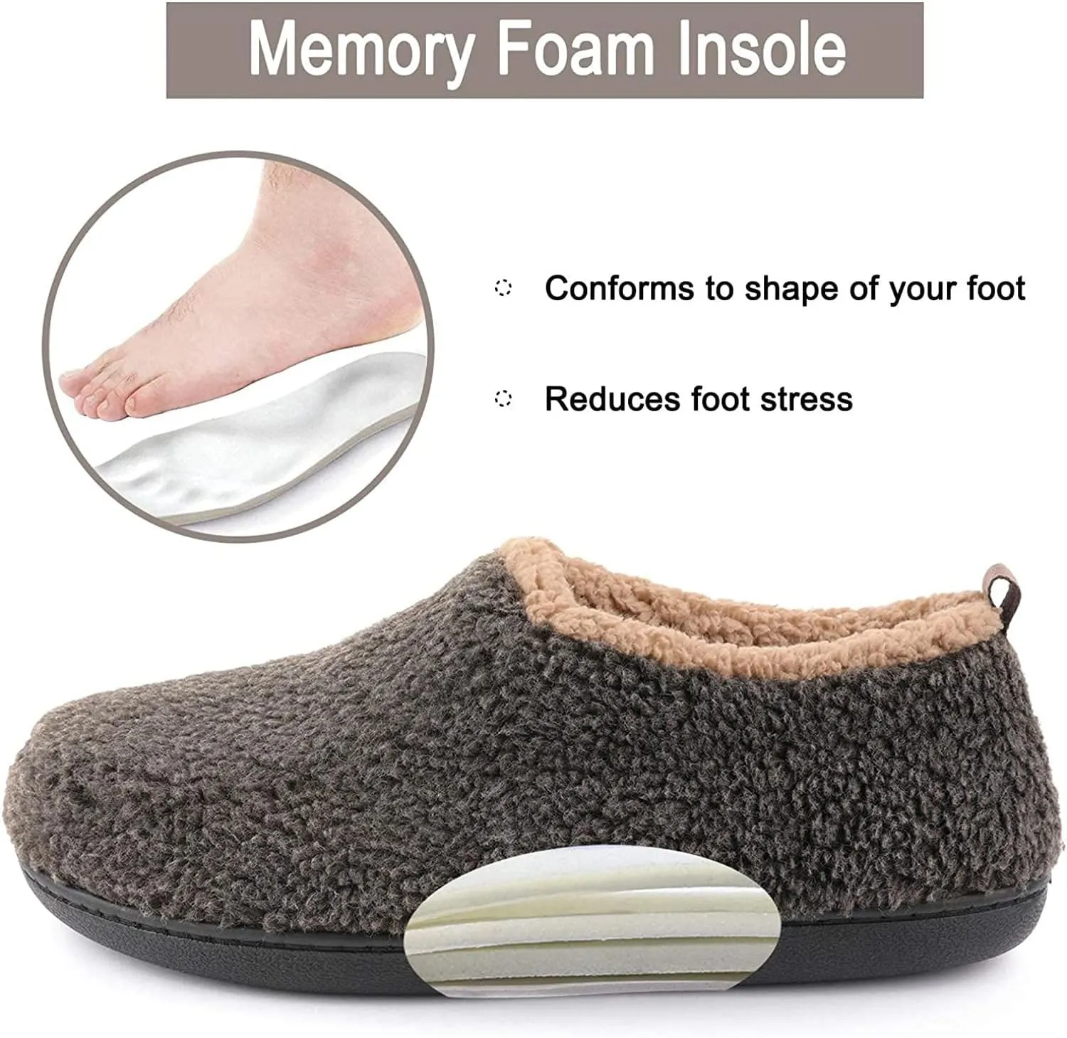 RockDove Men's Nomad Slipper with Memory Foam