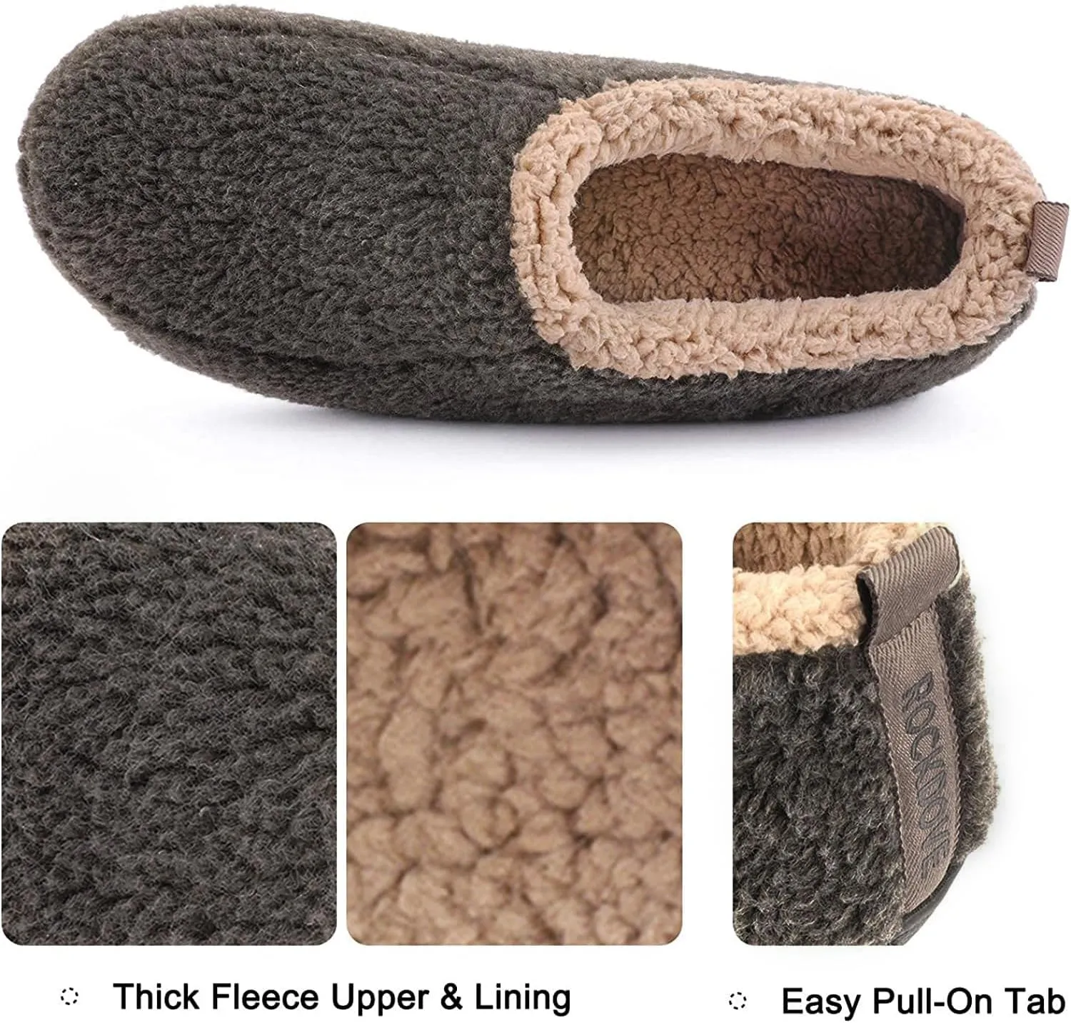 RockDove Men's Nomad Slipper with Memory Foam