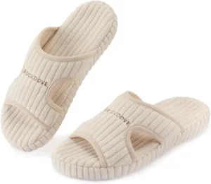 RockDove Women's Bounce-Back Ribbed Corduroy Slide Indoor House Slipper
