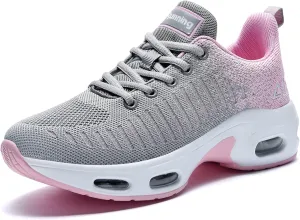 RomenSi Womens Tennis Athletic Running Shoes Fashion Sneakers Breathable Sports Gym Walking Shoes (US5.5-11)