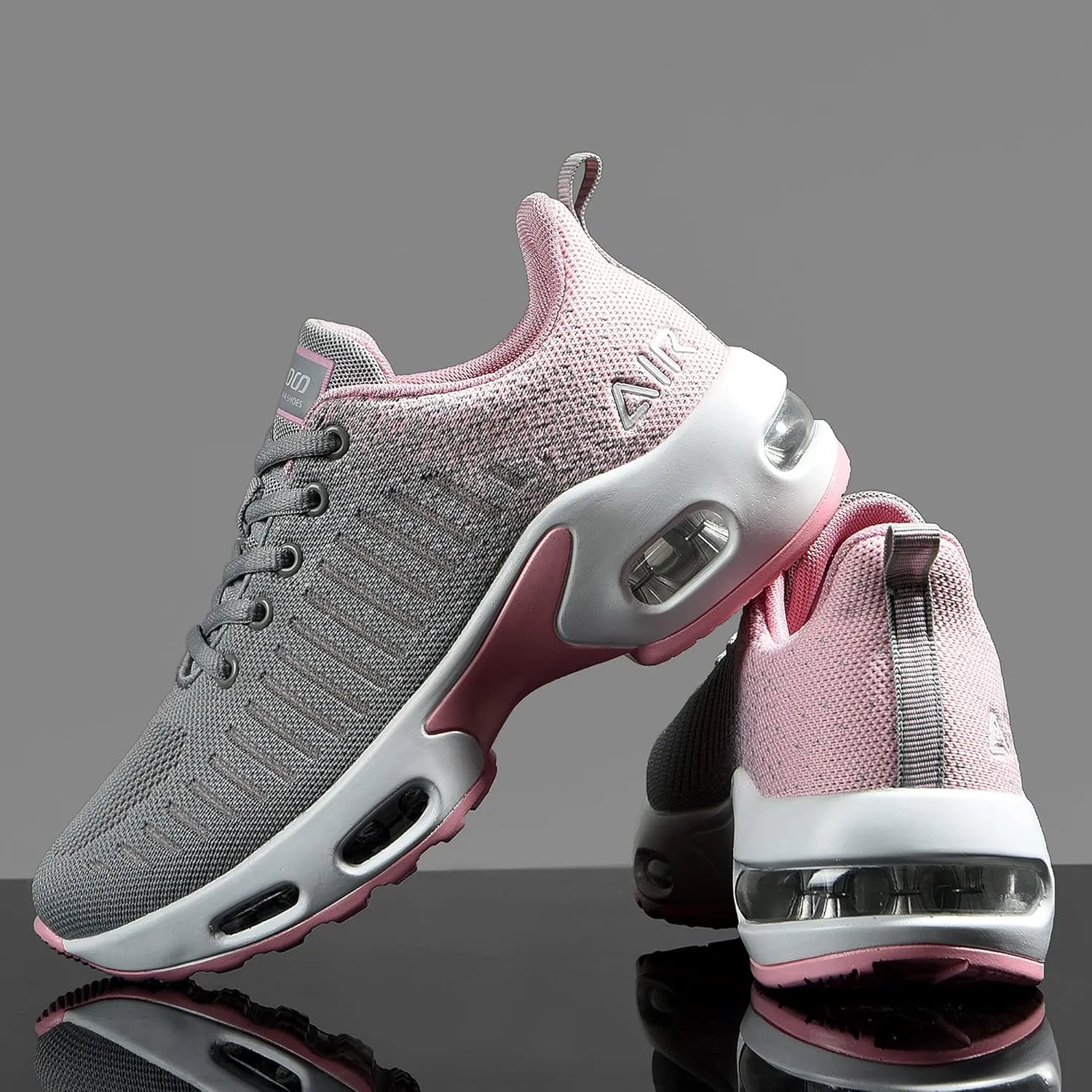 RomenSi Womens Tennis Athletic Running Shoes Fashion Sneakers Breathable Sports Gym Walking Shoes (US5.5-11)