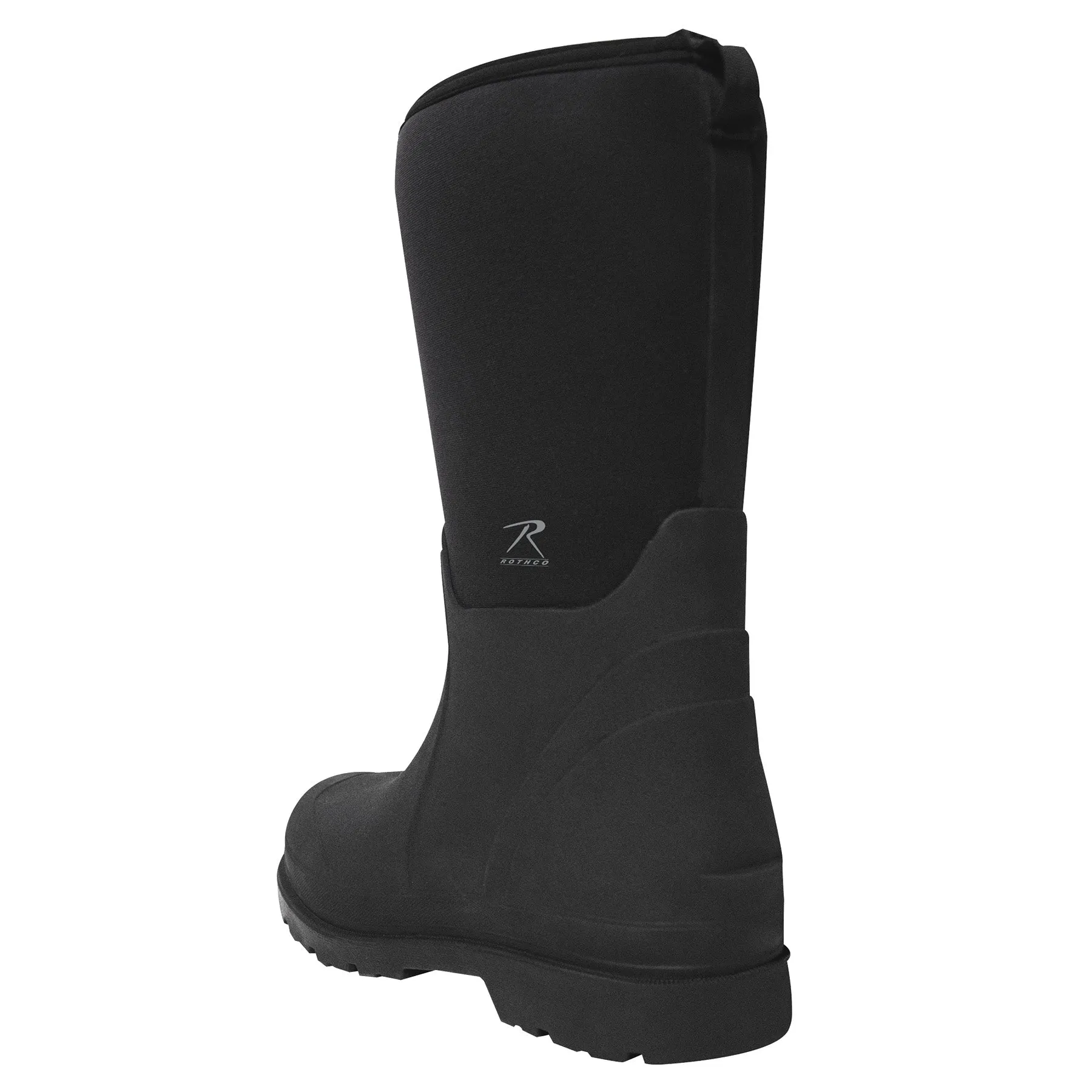 Rothco Waterproof Rubber Boots - Black - 14.5 Inch