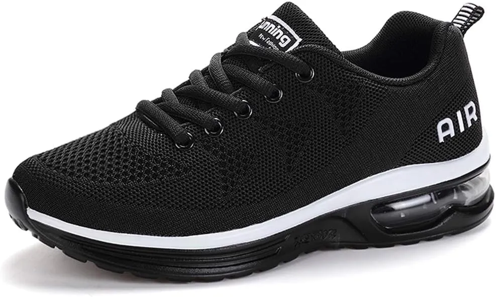 RUMPRA Women Sneakers Lightweight Air Cushion Gym Fashion Shoes Breathable Walking Running Athletic Sport