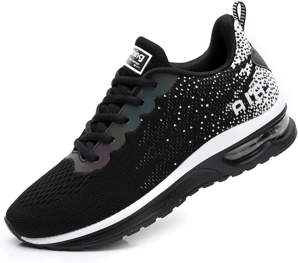 RUMPRA Women Sneakers Lightweight Air Cushion Gym Fashion Shoes Breathable Walking Running Athletic Sport