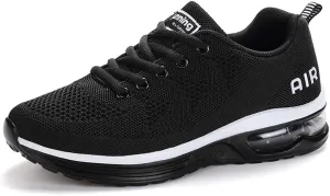 RUMPRA Women Sneakers Lightweight Air Cushion Gym Fashion Shoes Breathable Walking Running Athletic Sport