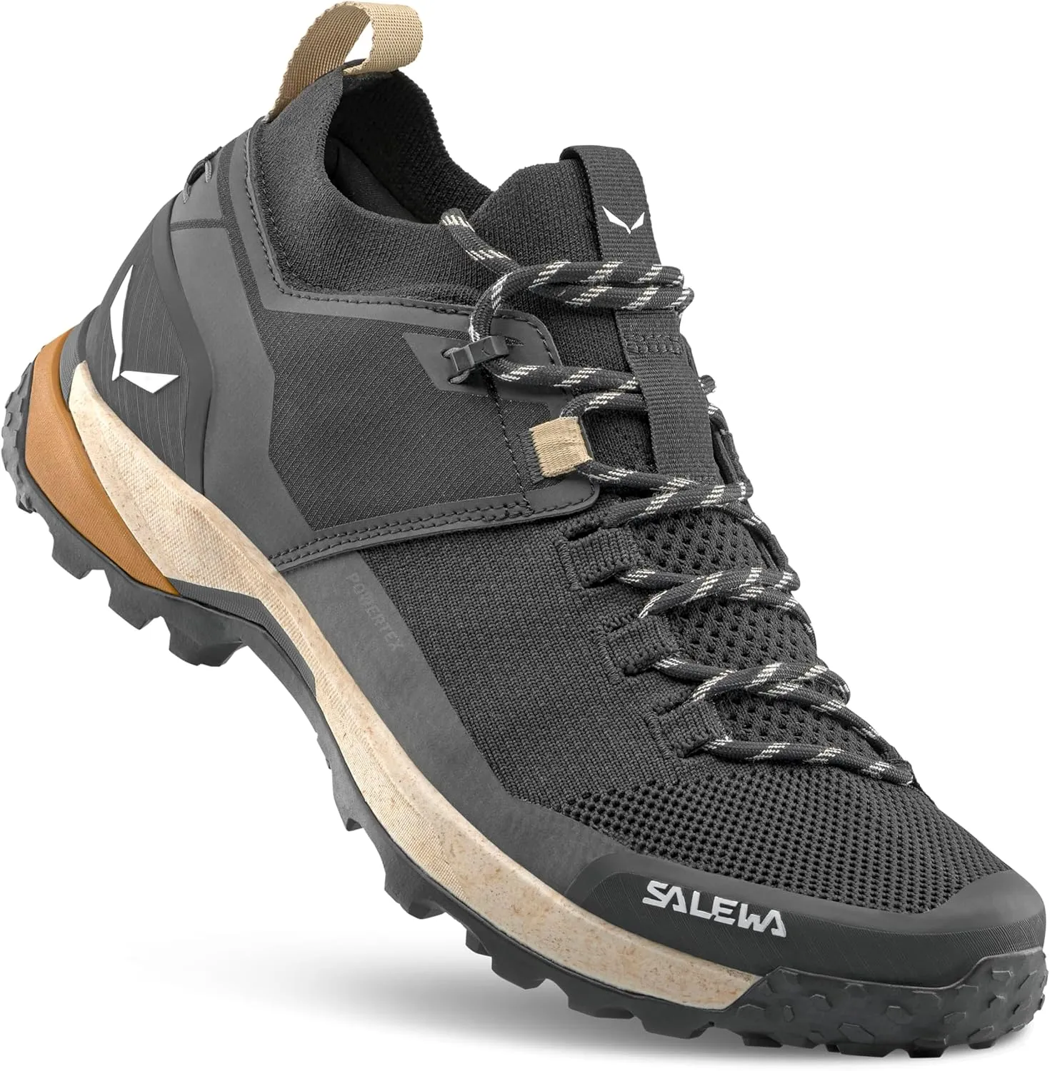 Salewa Men's Puez Knit Powertex Waterproof Trail Shoe for Hiking & Trekking