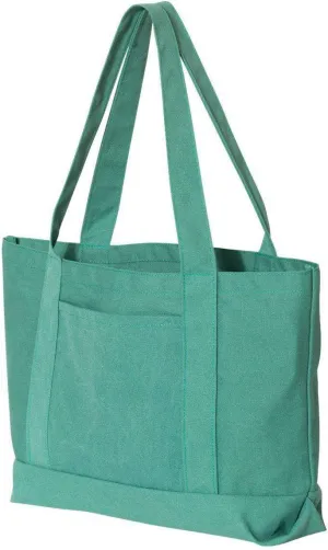 Seaside Cotton Canvas 12 oz. Pigment-Dyed Boat Tote OS SEAFOAM GREEN