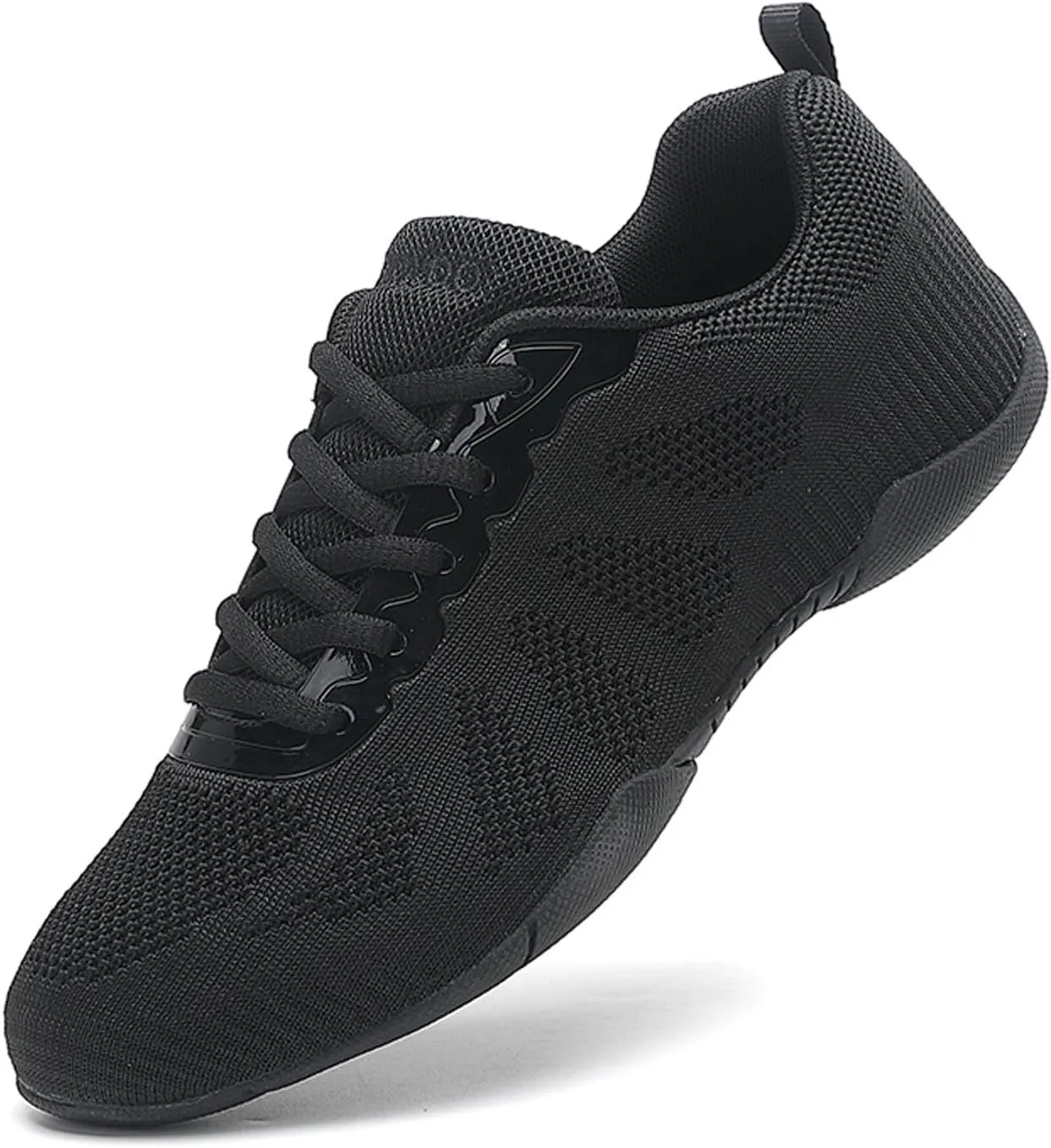 SECHRITE Girls White Cheerleading Cheer Shoes Womens Dance Sneakers Athletic Training Tennis Breathable Competition Walking Shoes